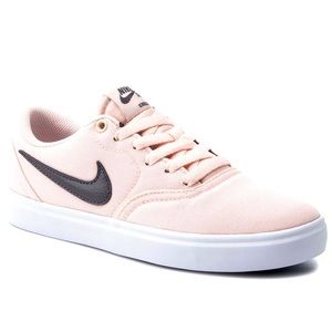 Nike SB Check Solarsoft Canvas Washed Coral White / Grey Size US 11 921463-602